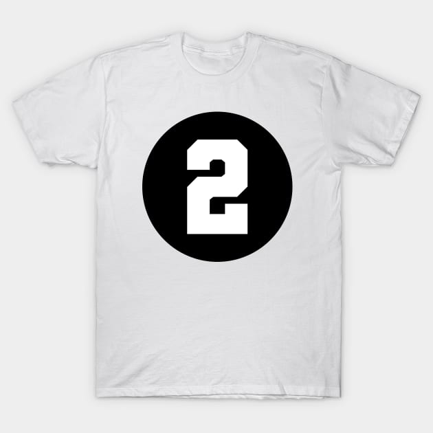 Number Two - 2 T-Shirt by SPAZE